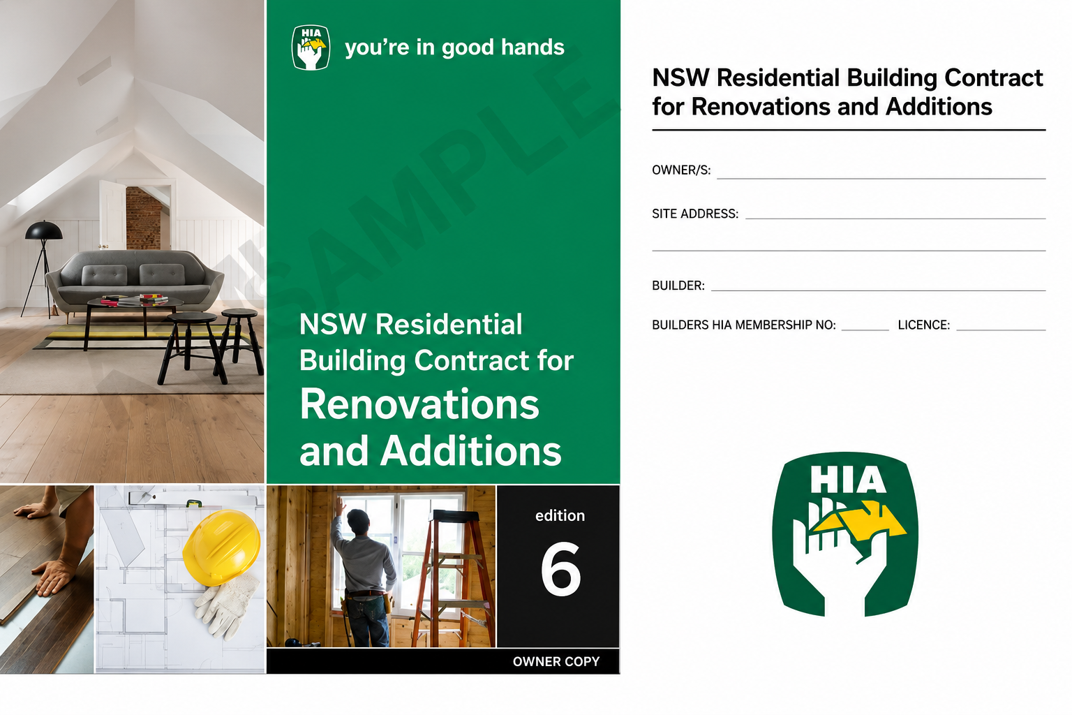 NSW Residential Building Contract for Renovations and Additions comparing fixed price and cost plus building contracts