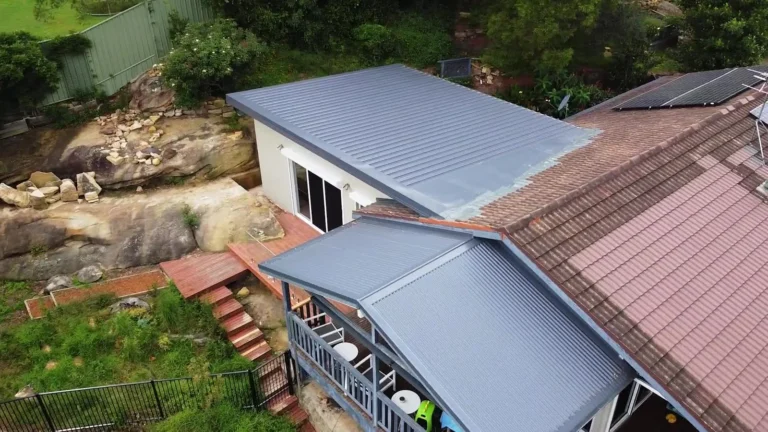 Aerial view showing the completed Berowra Heights extension and deck